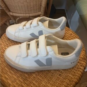 Veja womenWhite and blue Sneakers